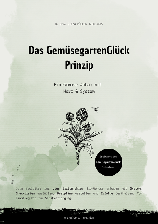 Gemüsegarten-Planer E-Book – Wissen, Planung & Reflexion für 4 Gartenjahre