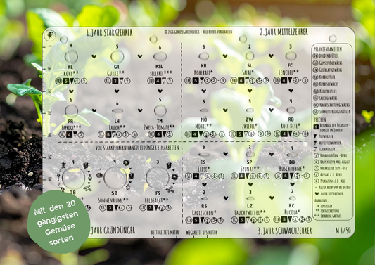 Gartenplanungs-Set für kleine Gärten & Hochbeete