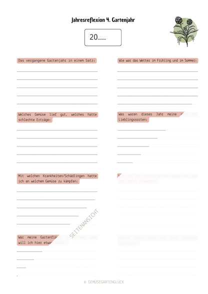 Gemüsegarten planen – Planungsschablonen Basis