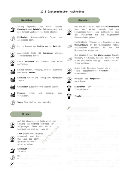 Gemüsegarten planen – Planungsschablonen Basis
