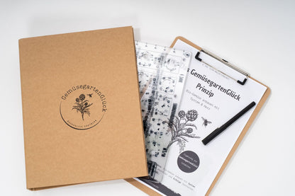 Gemüsegarten planen – Planungsschablonen Exklusiv