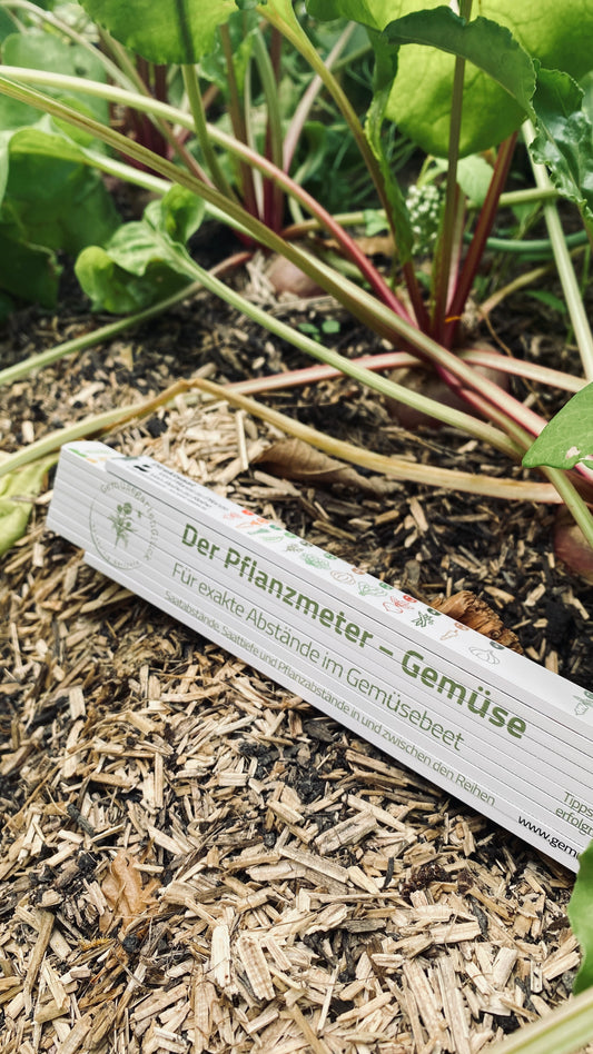 Pflanzmeter® – Der Zollstock für Gemüsegärtner:innen