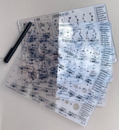 Gemüsegarten planen – Planungsschablonen Basis